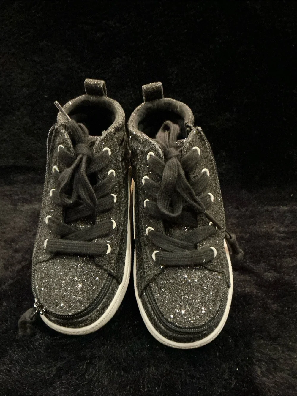 Billy Children’s Black Glitz CS High Top